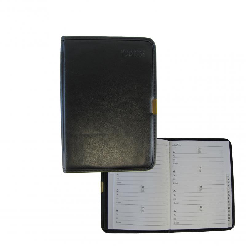 Adresownik czarny 13x19cm (10sztuk)